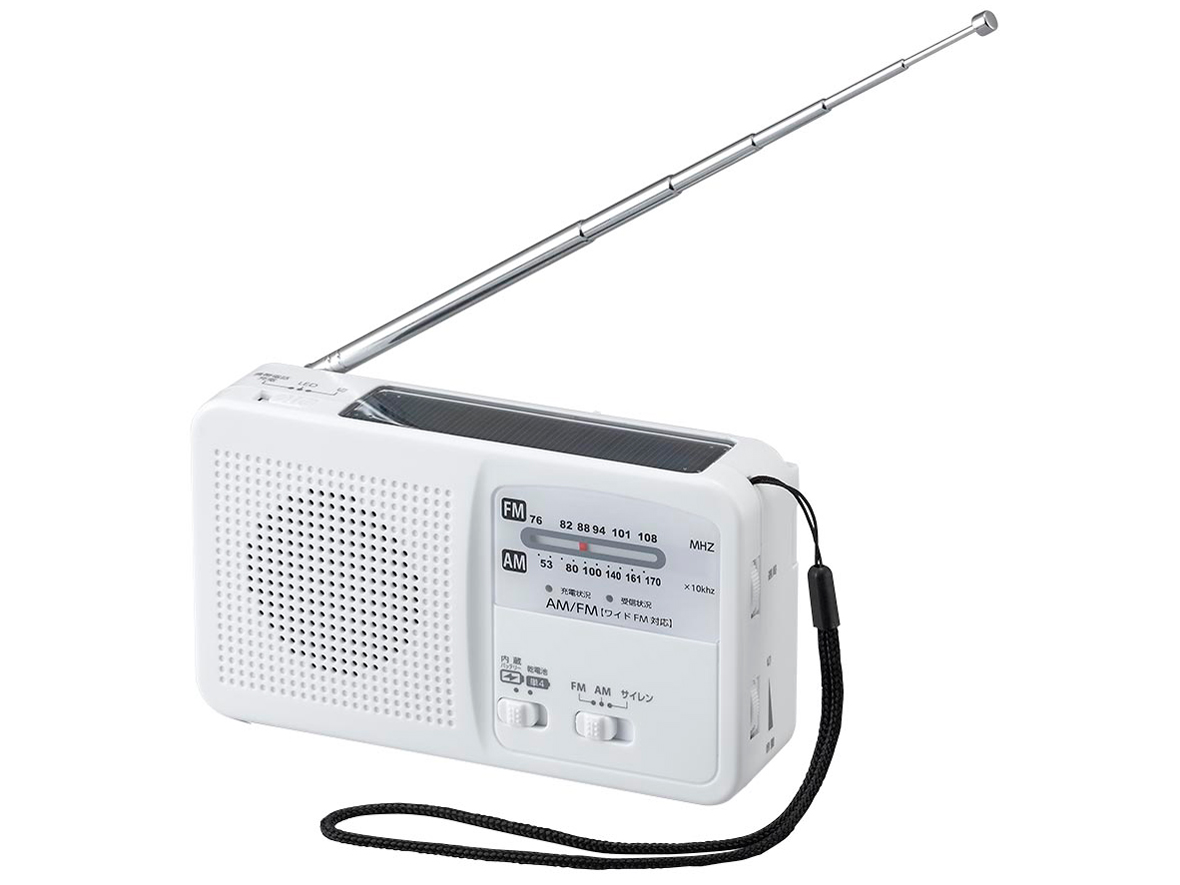 手回し充電ラジオライト